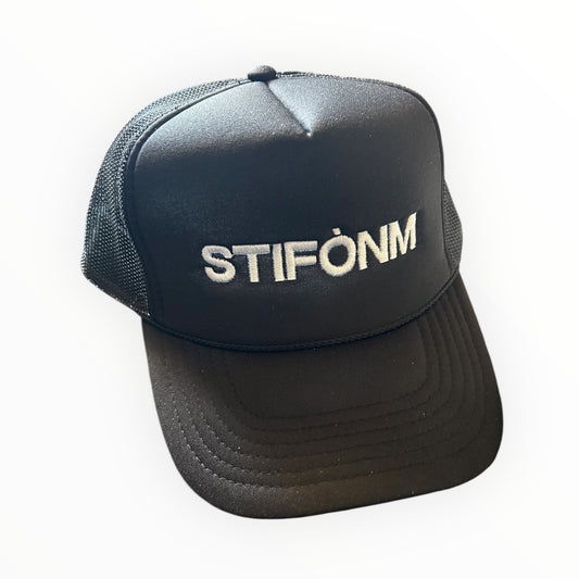 STIF BLACK TRUCKER CAPS